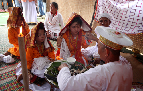 Coming-of-age ceremony for Cham Ba Ni ethnic minority girls